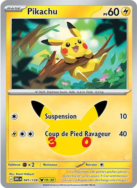 Carte Pikachu, illustration 09