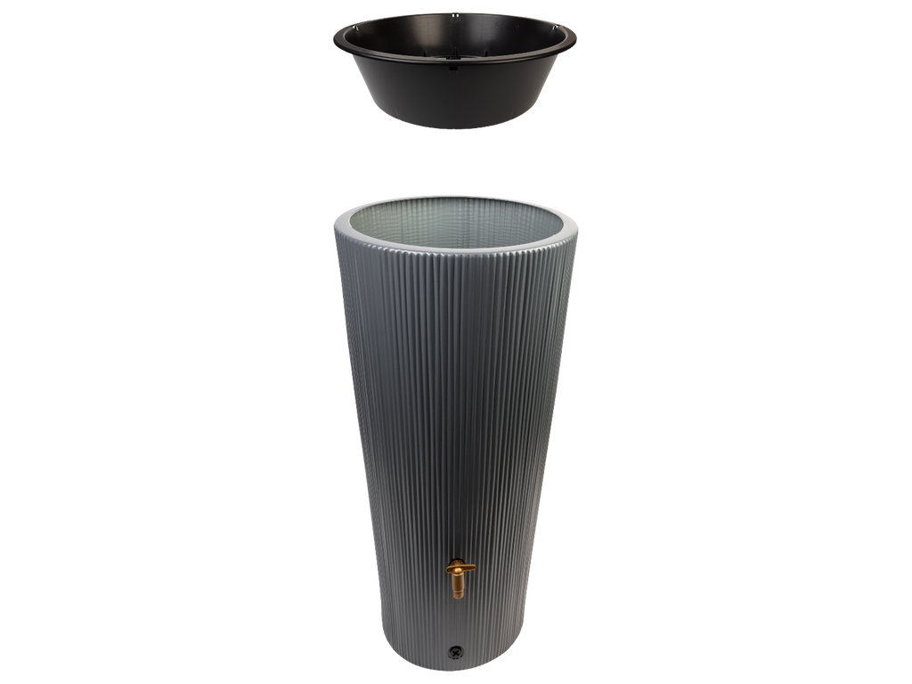 Récupérateur d'eau de pluie VASO 2in1 Decor, 220 L