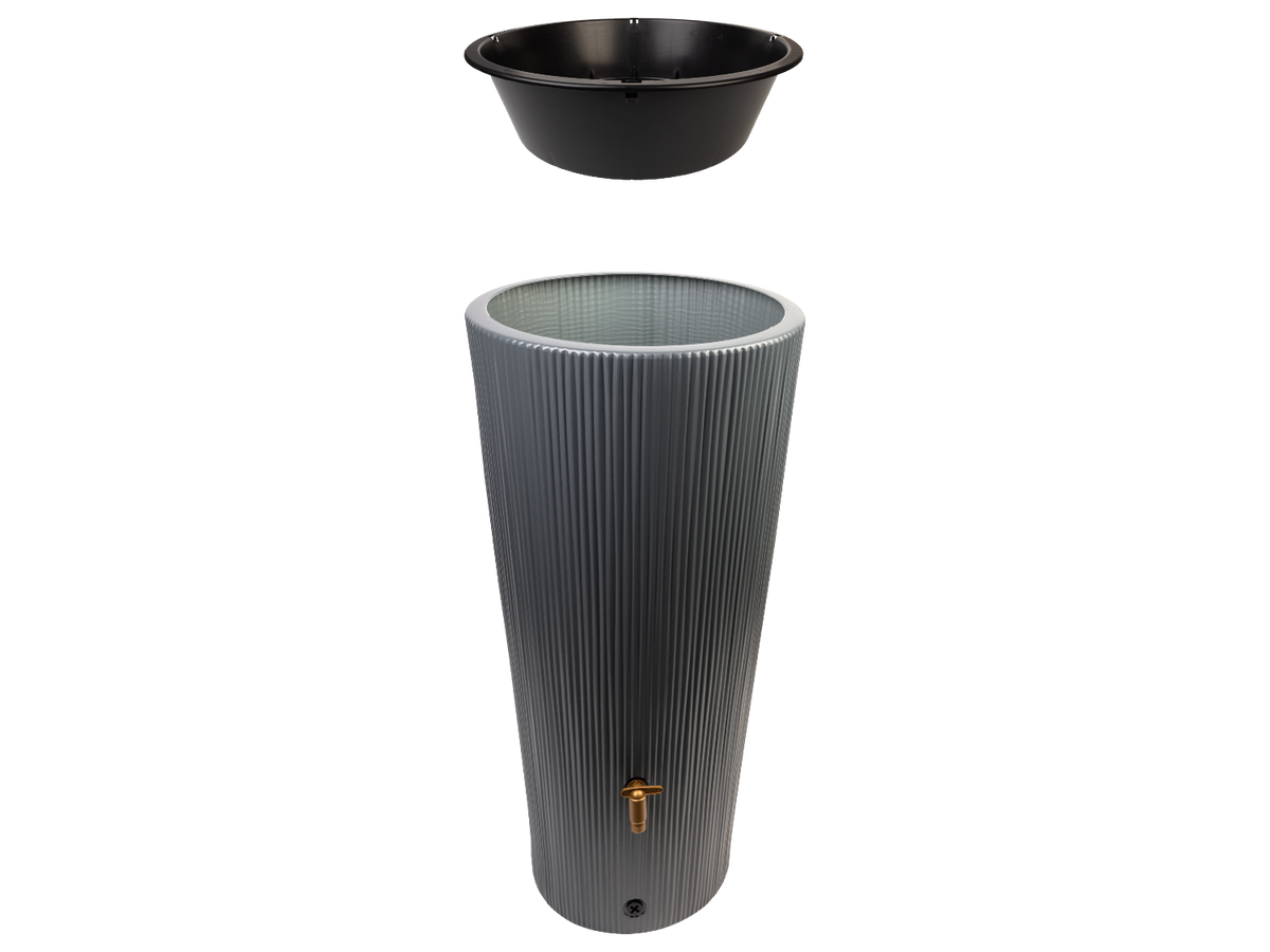 Récupérateur d'eau de pluie VASO 2in1 Decor, 220 L