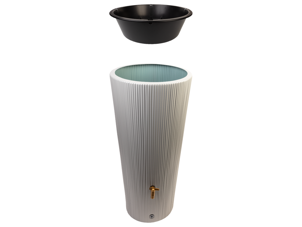 Récupérateur d'eau de pluie VASO 2in1 Decor, 220 L