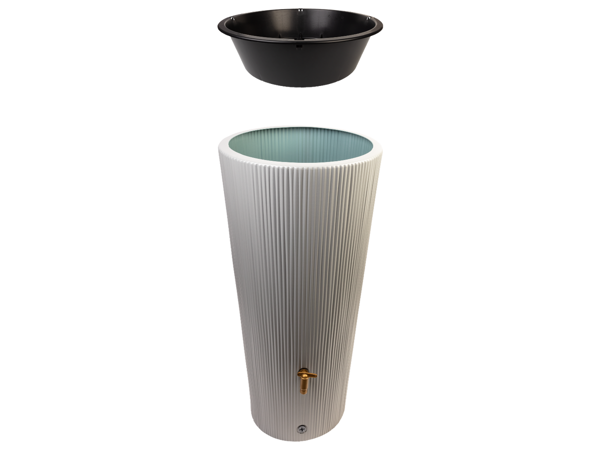 Récupérateur d'eau de pluie VASO 2in1 Decor, 220 L