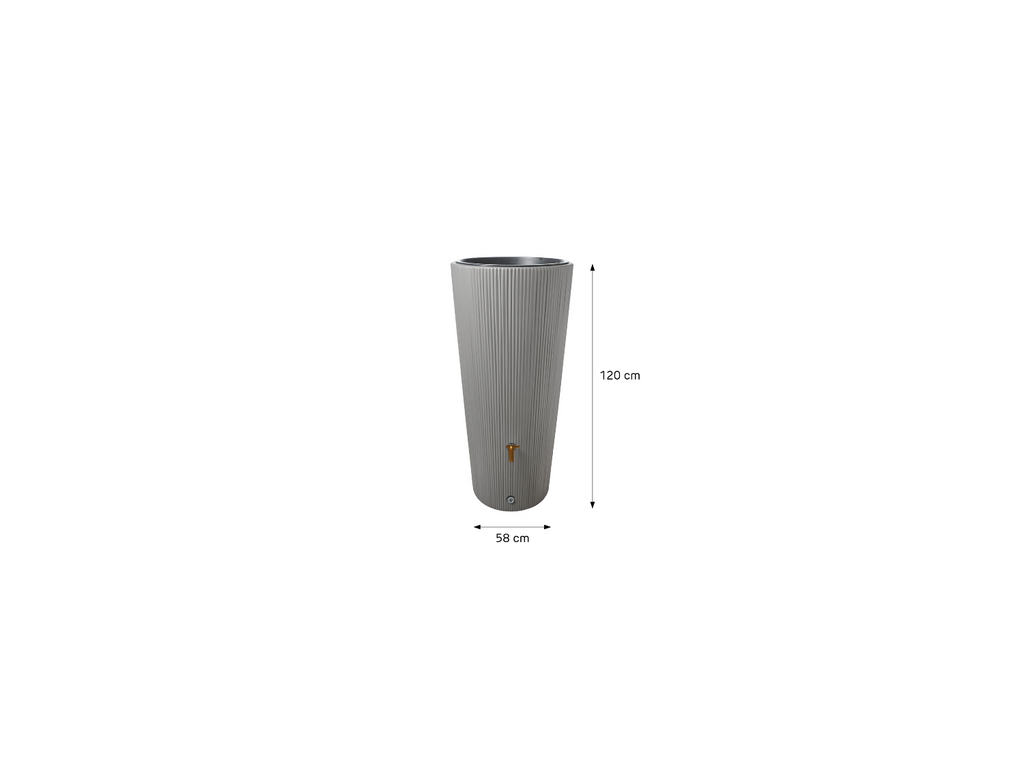 Récupérateur d'eau de pluie VASO 2in1 Decor, 220 L