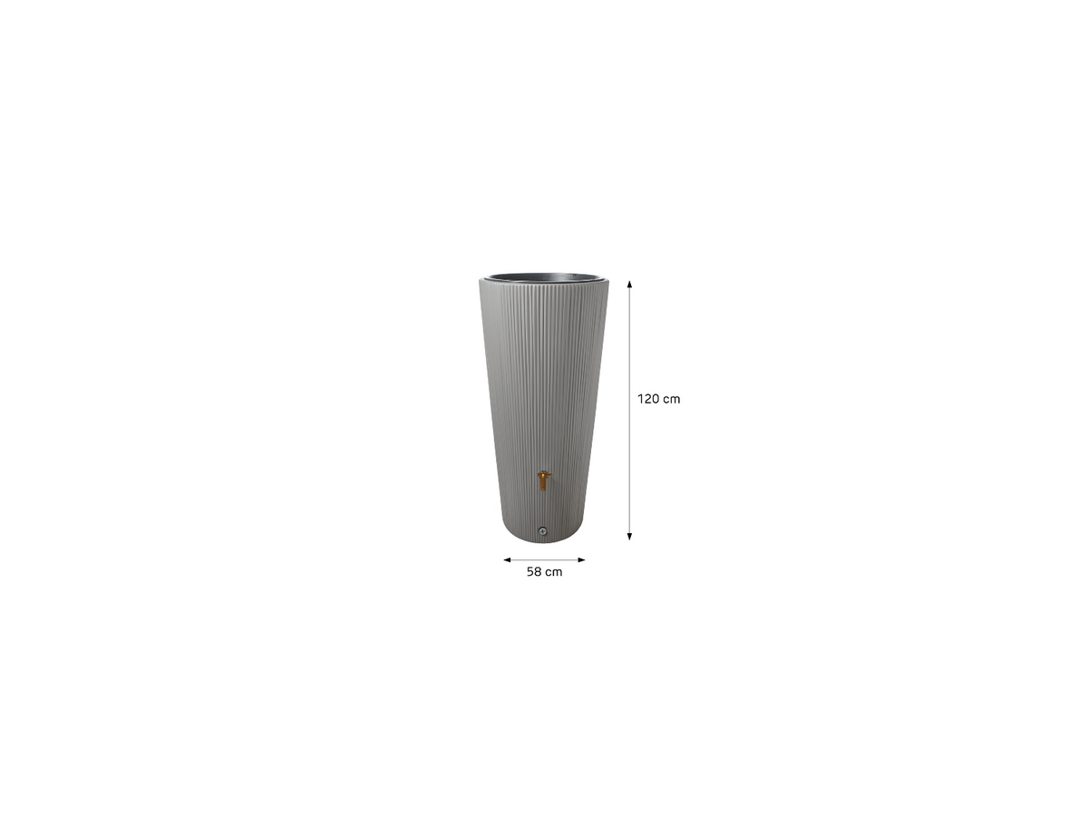 Récupérateur d'eau de pluie VASO 2in1 Decor, 220 L