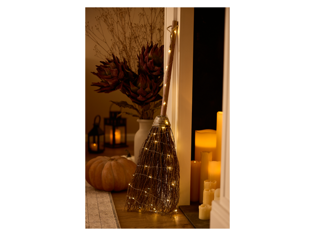 Balai de sorcière / Chapeau de sorcière LED Halloween