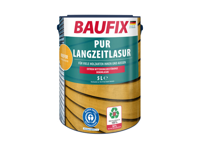 BAUFIX Lasure bois longue durée PUR, 5 L