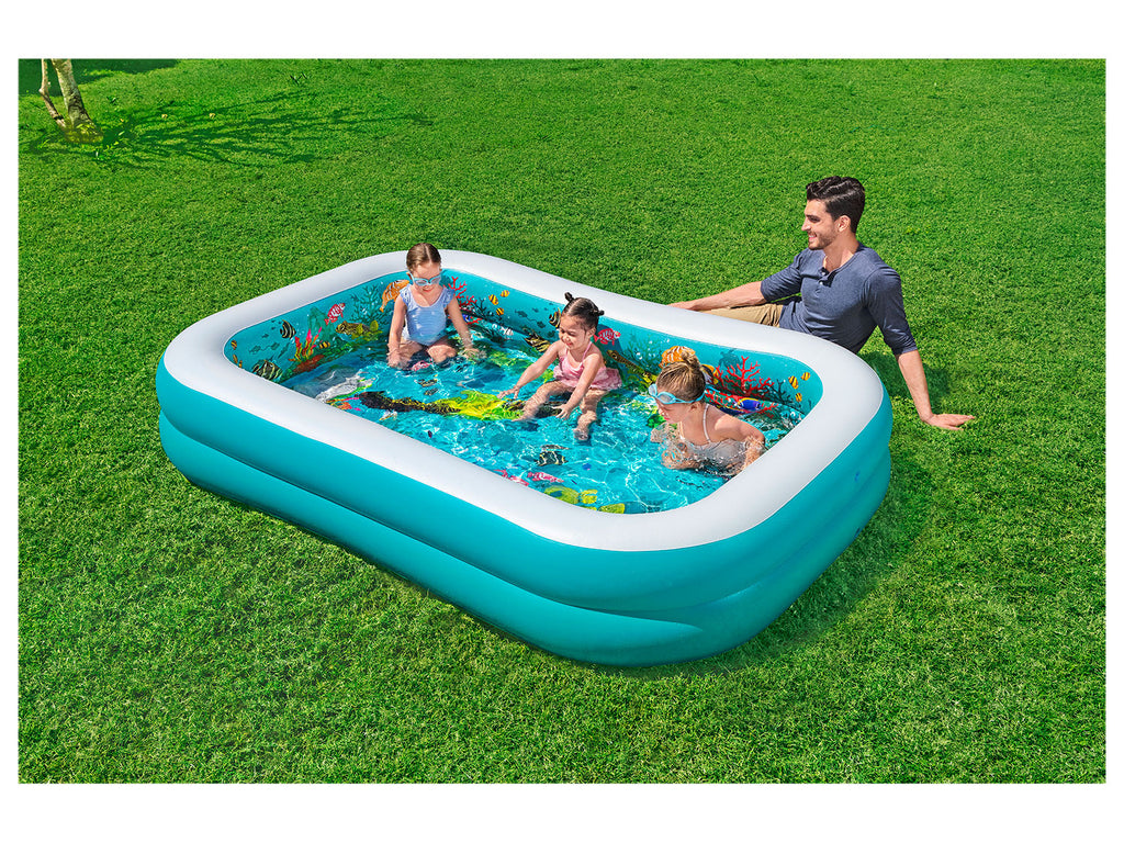 Piscine gonflable, 262 x 175 x 51 cm