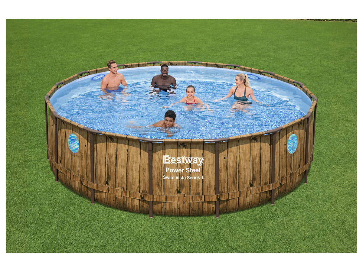 Piscine Power Steel Swim Vista, Ø 488 x 122 cm