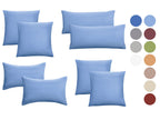 Lot de 2 housses de coussin en jersey fin