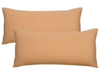 Lot de 2 housses de coussin en jersey fin