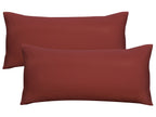 Lot de 2 housses de coussin en jersey fin