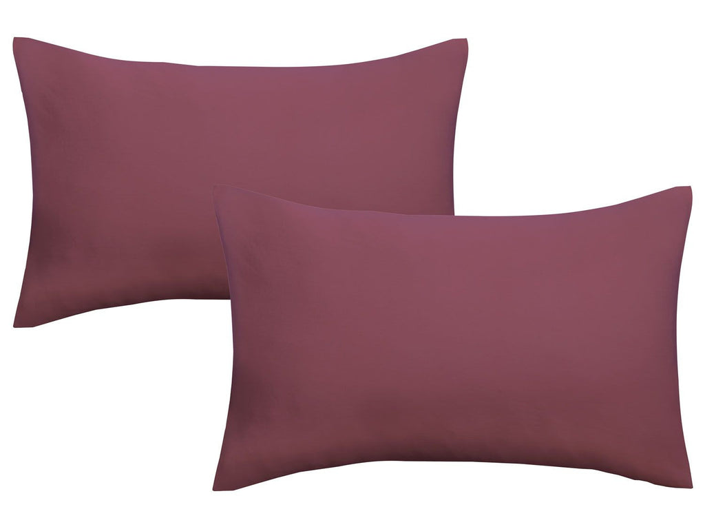 Lot de 2 housses de coussin en jersey fin