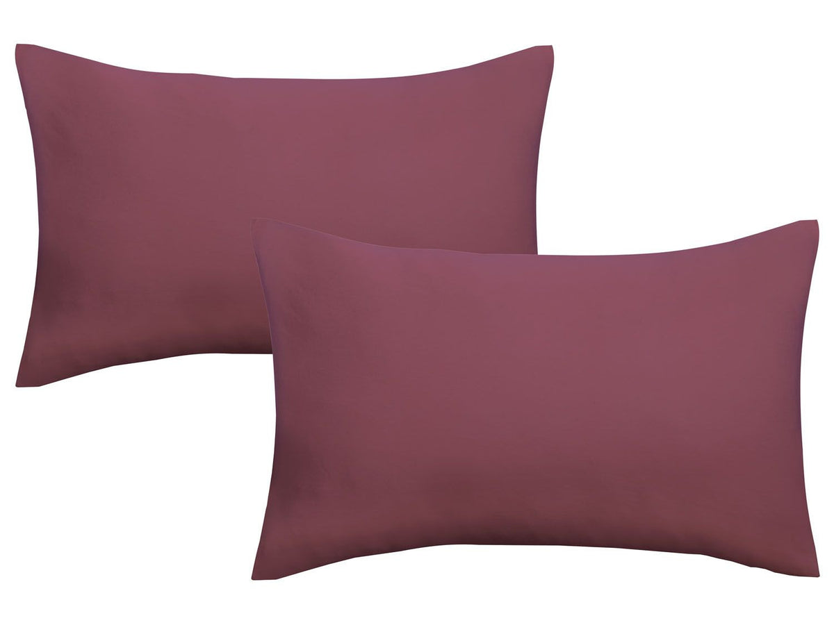 Lot de 2 housses de coussin en jersey fin