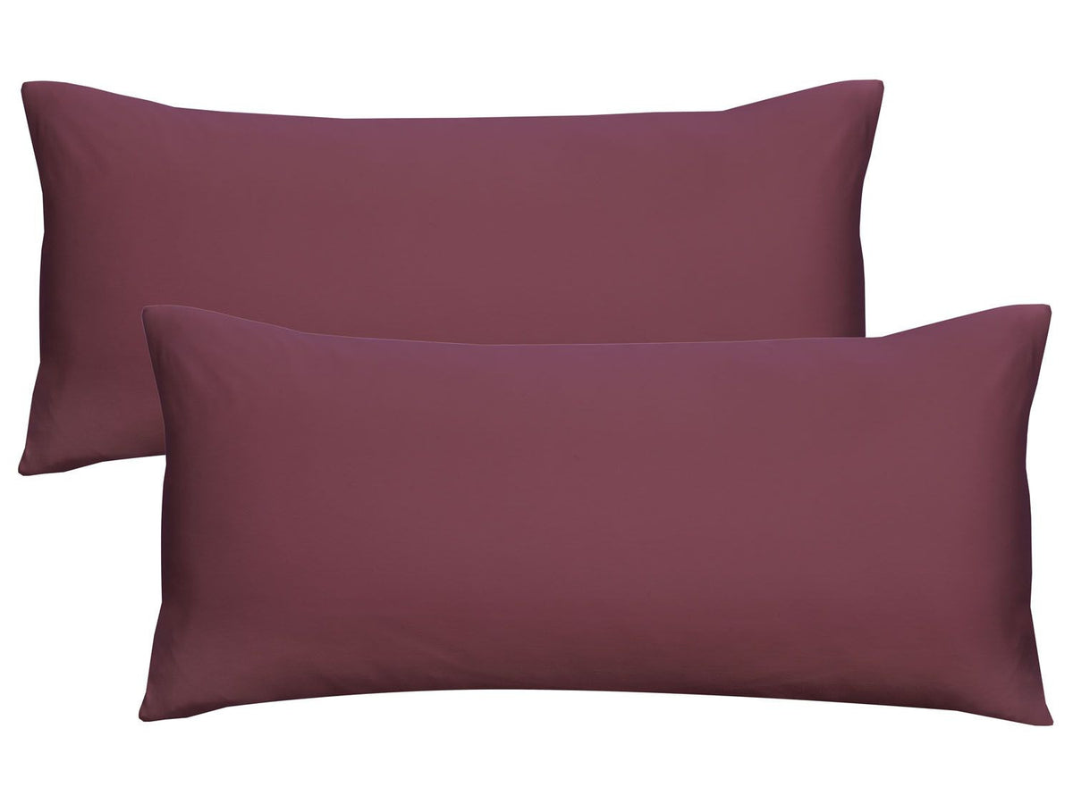 Lot de 2 housses de coussin en jersey fin
