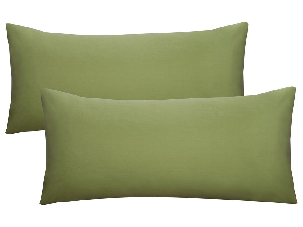 Lot de 2 housses de coussin en jersey fin