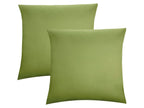 Lot de 2 housses de coussin en jersey fin