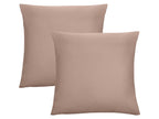 Lot de 2 housses de coussin en jersey fin