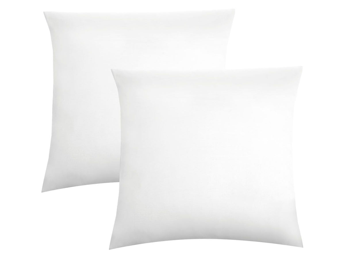 Lot de 2 housses de coussin en jersey fin