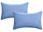 Lot de 2 housses de coussin en jersey fin