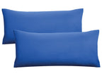 Lot de 2 housses de coussin en jersey fin