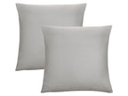 Lot de 2 housses de coussin en jersey fin