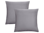 Lot de 2 housses de coussin en jersey fin