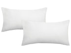 Lot de 2 housses de coussin en jersey fin