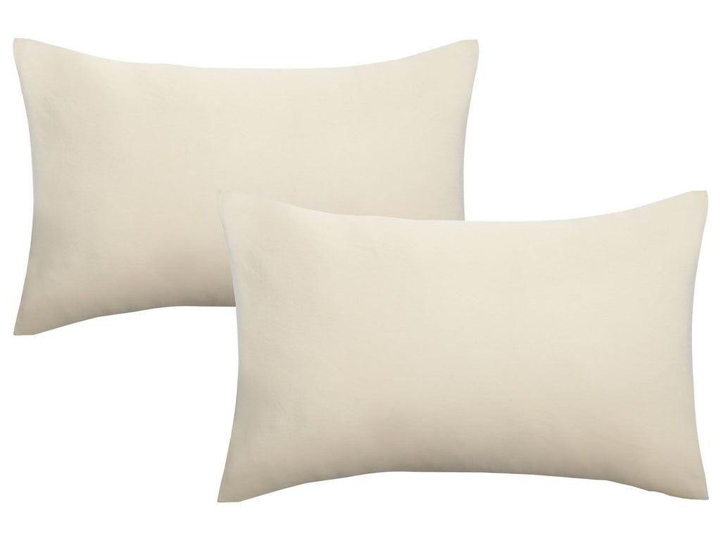 Lot de 2 housses de coussin en jersey fin