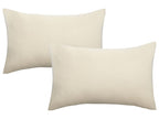 Lot de 2 housses de coussin en jersey fin