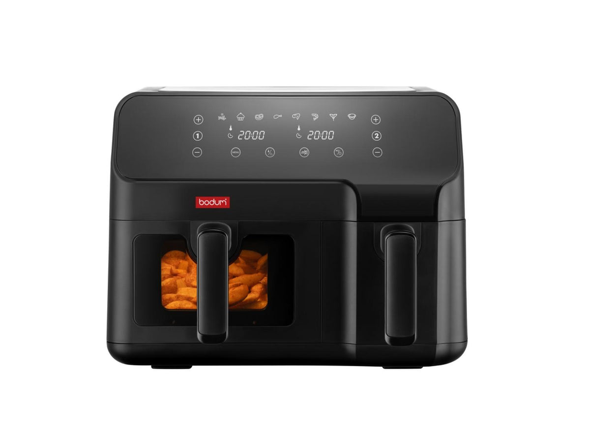 Friteuse à air chaud L, 2 compartiments, 5,1 l et 3,2 l, 2700 W