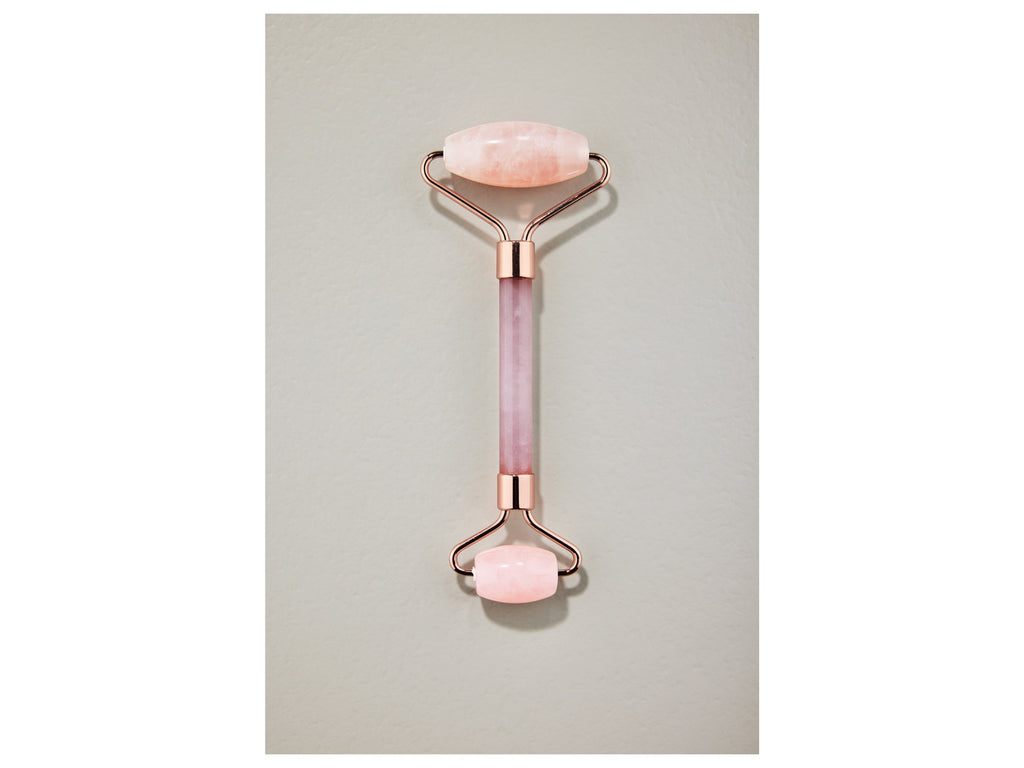 Rouleau de quartz pour le visage ou Pierre de massage au quartz