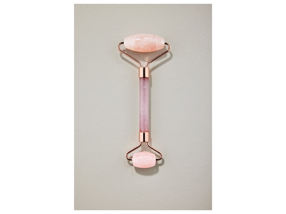 Rouleau de quartz pour le visage ou Pierre de massage au quartz