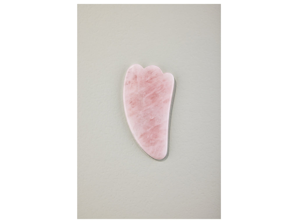 Rouleau de quartz pour le visage ou Pierre de massage au quartz