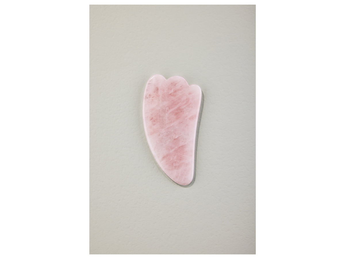Rouleau de quartz pour le visage ou Pierre de massage au quartz