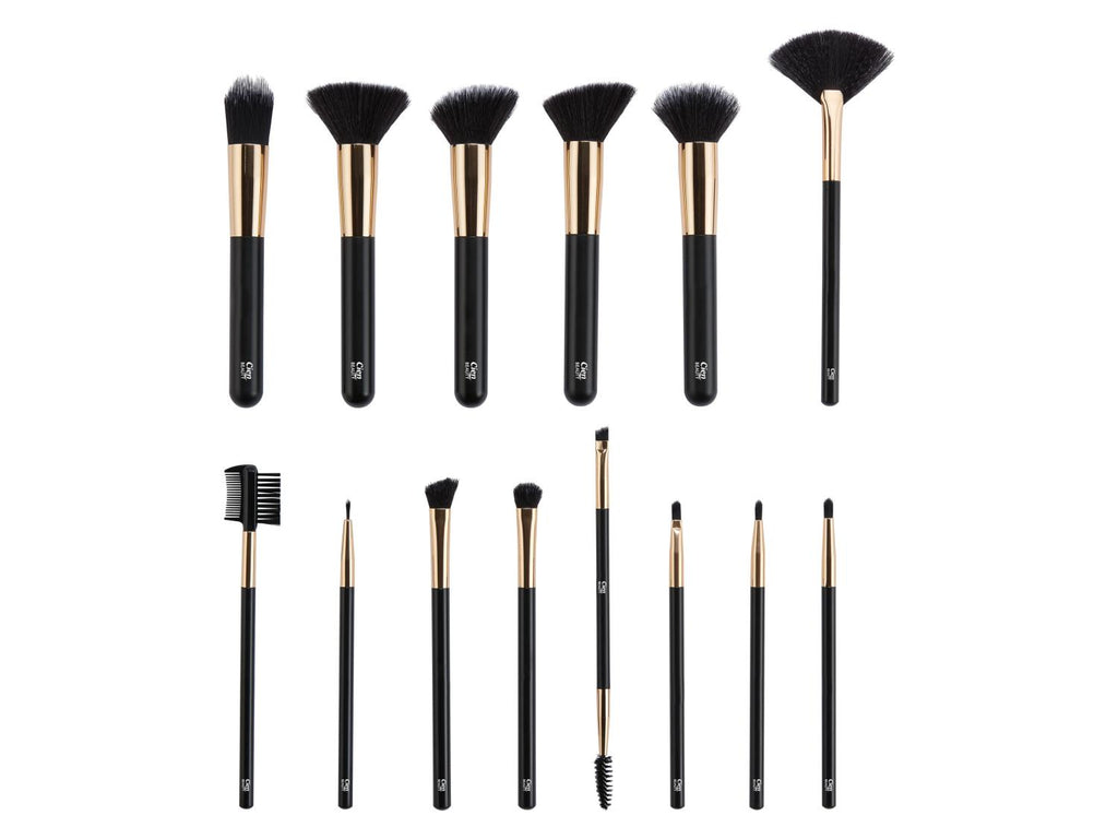 Set de pinceaux de maquillage, 14 pièces