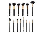 Set de pinceaux de maquillage, 14 pièces