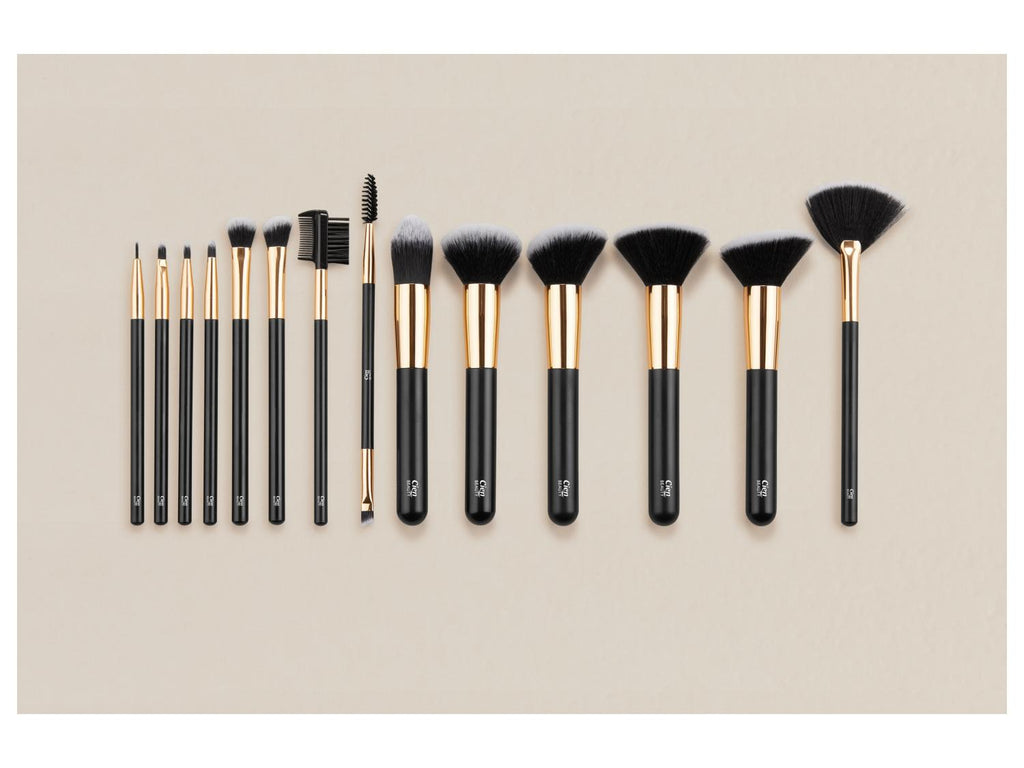 Set de pinceaux de maquillage, 14 pièces