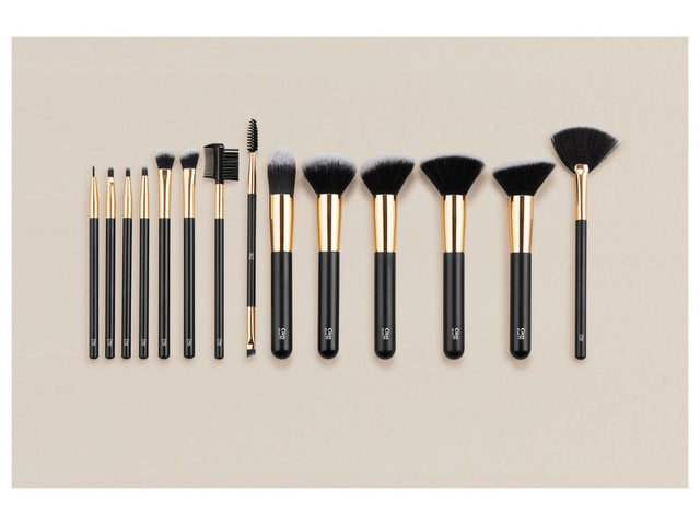 Set de pinceaux de maquillage, 14 pièces