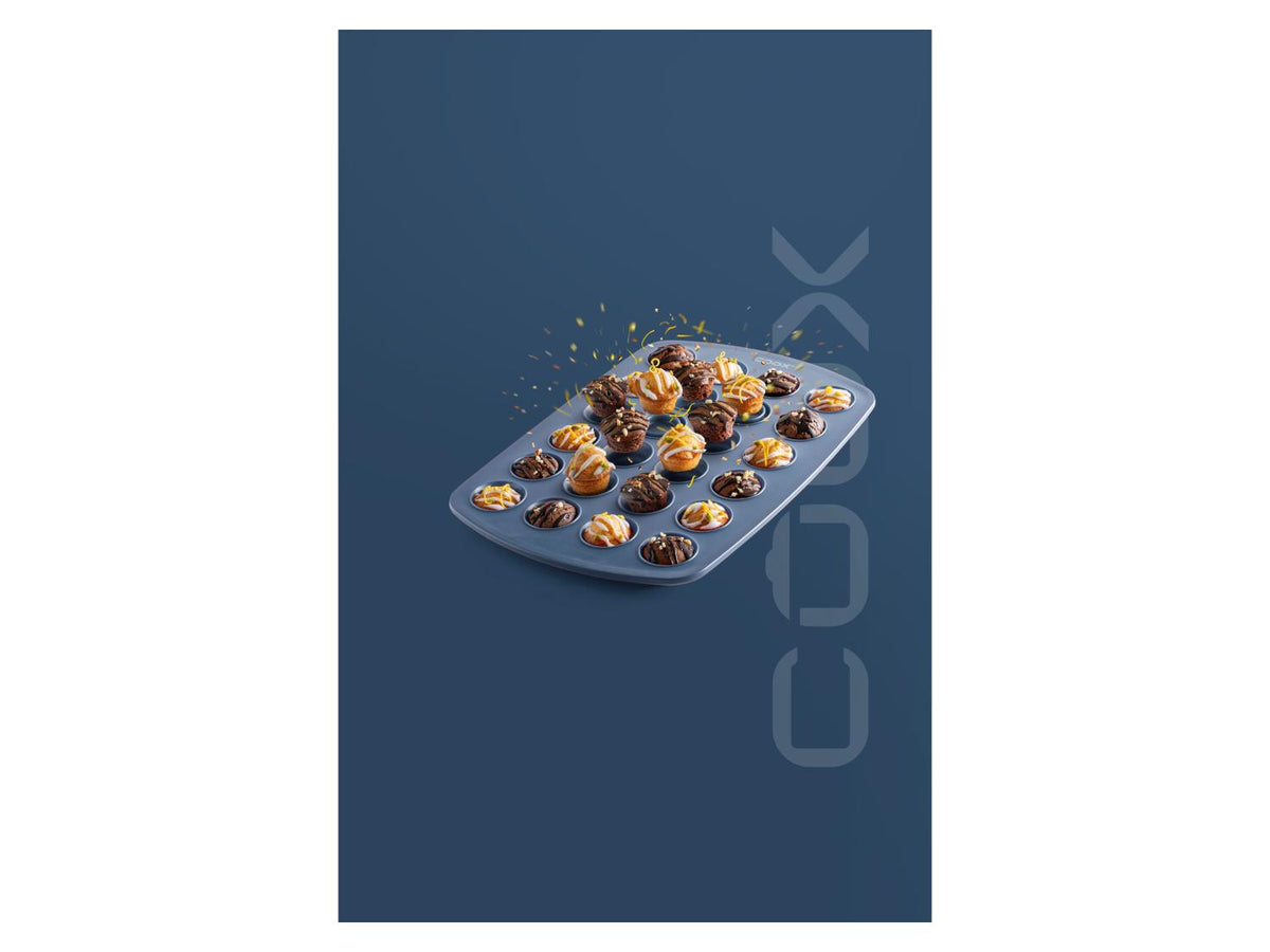 Moule à muffins en silicone 24 pièces, env. Ø 3,5 cm