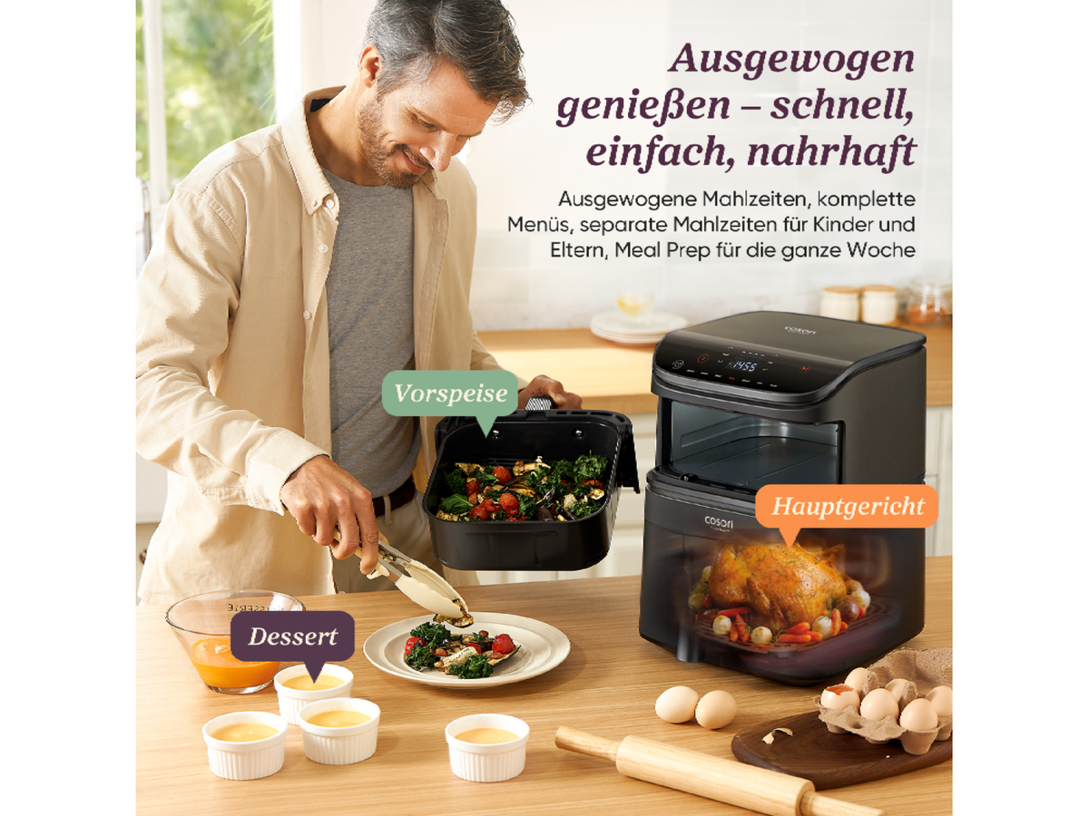 Friteuse sans huile 10.8-L, CAF-DC121-AEUR, sans PFAS
