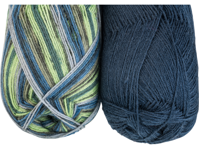 Laine à chaussettes Anika / Verena / Celina 100 g / 75 g