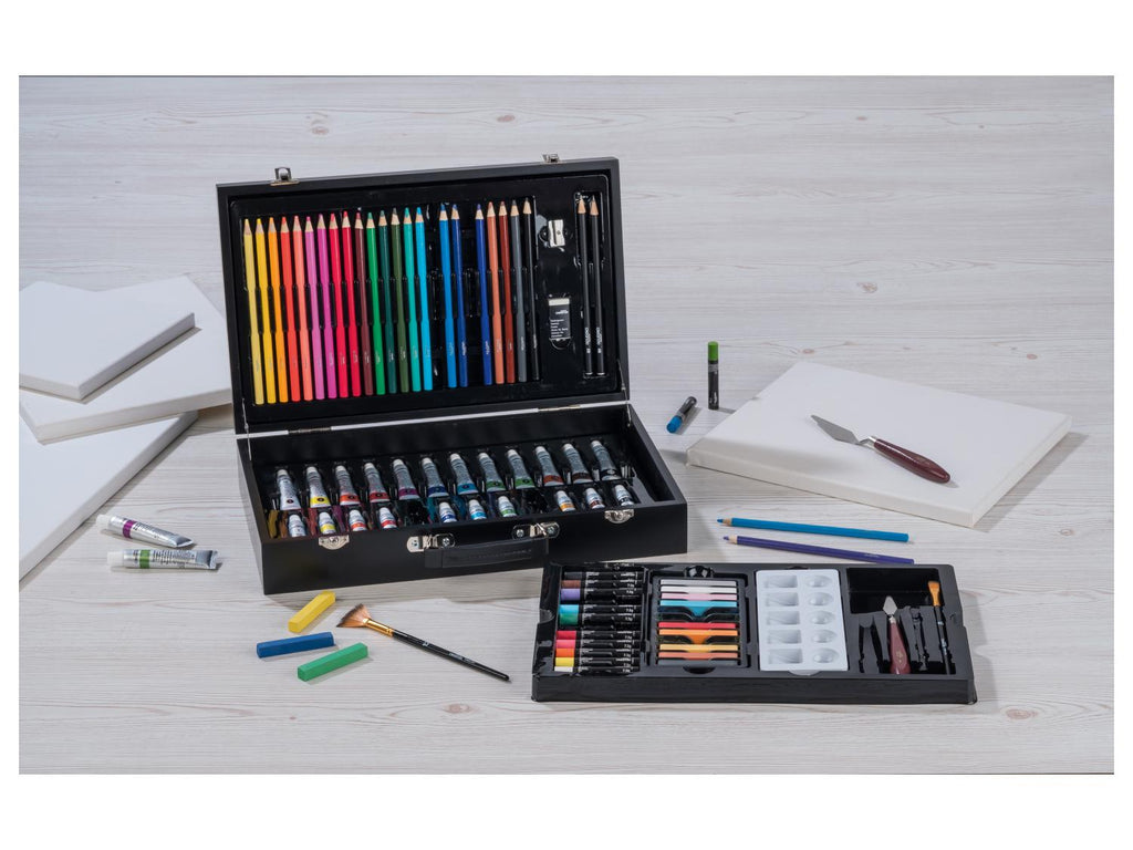 Malette de peinture, 81 pièces