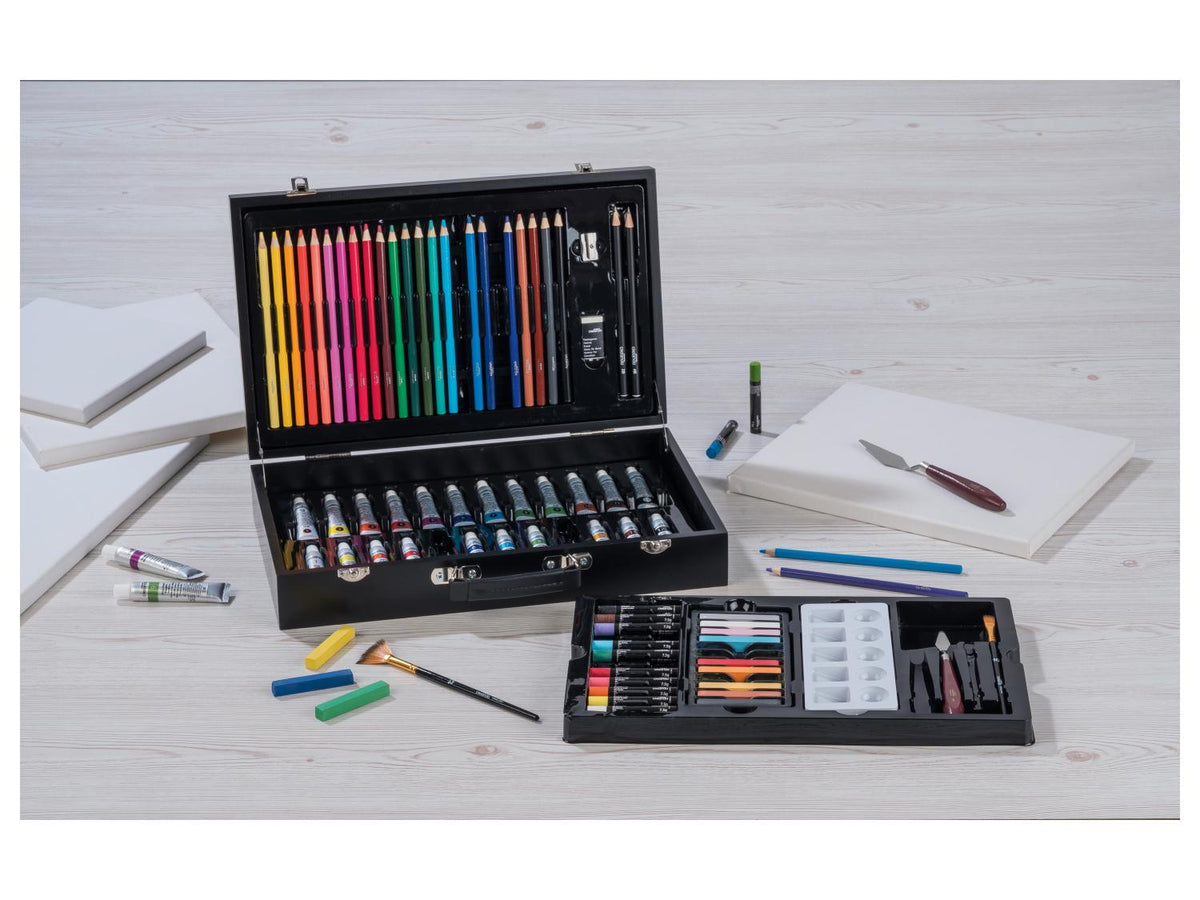 Malette de peinture, 81 pièces