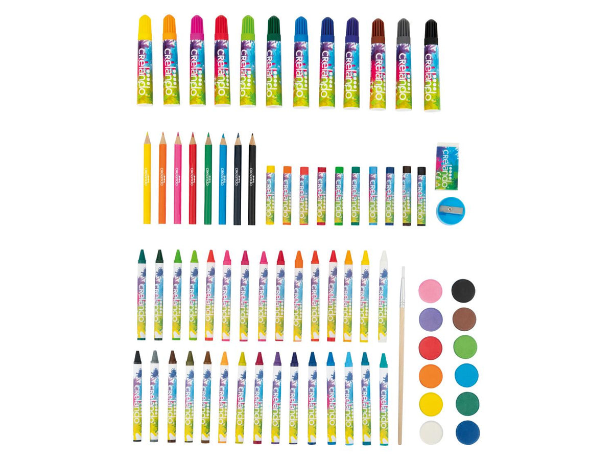 Mallette de peinture pour enfants, 76 pièces