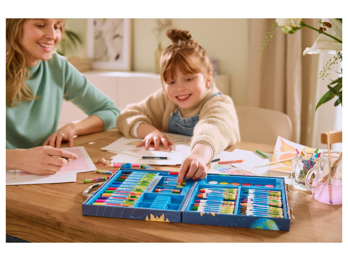 Mallette de peinture pour enfants, 76 pièces