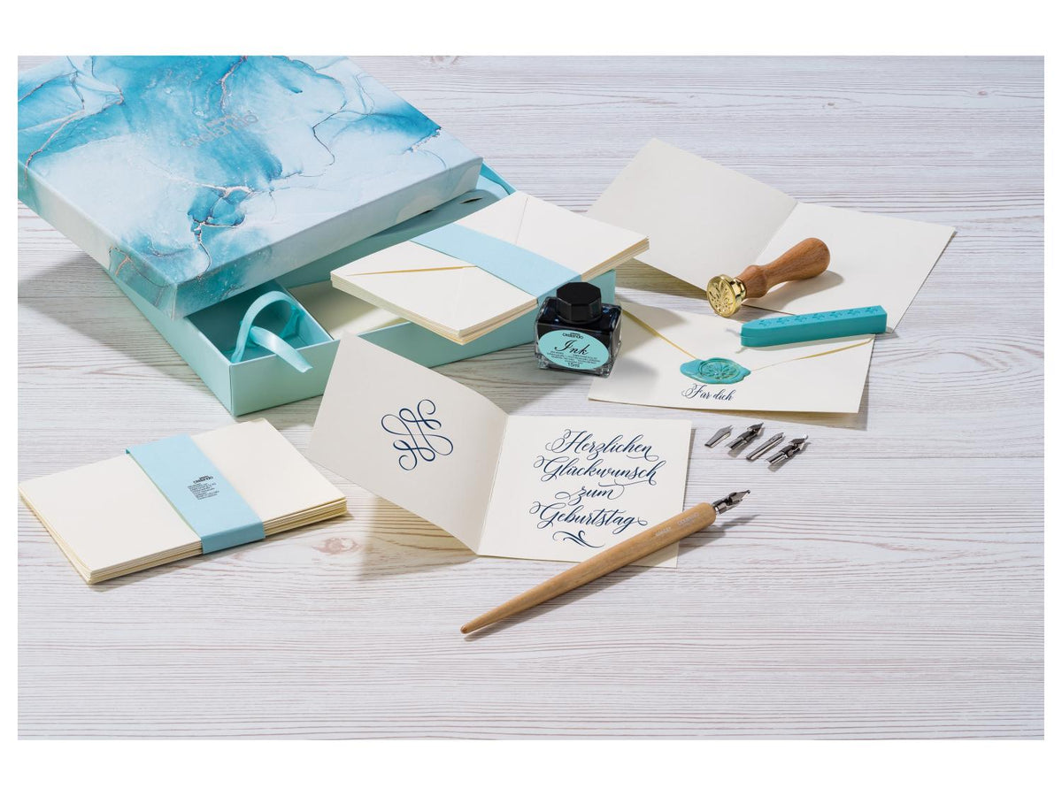 Set de calligraphie, 30 pièces