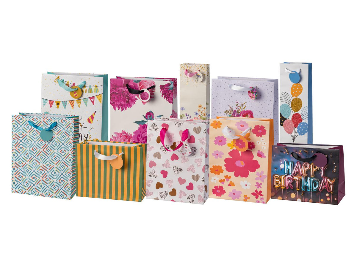 Set de sacs cadeaux, 10 pièces