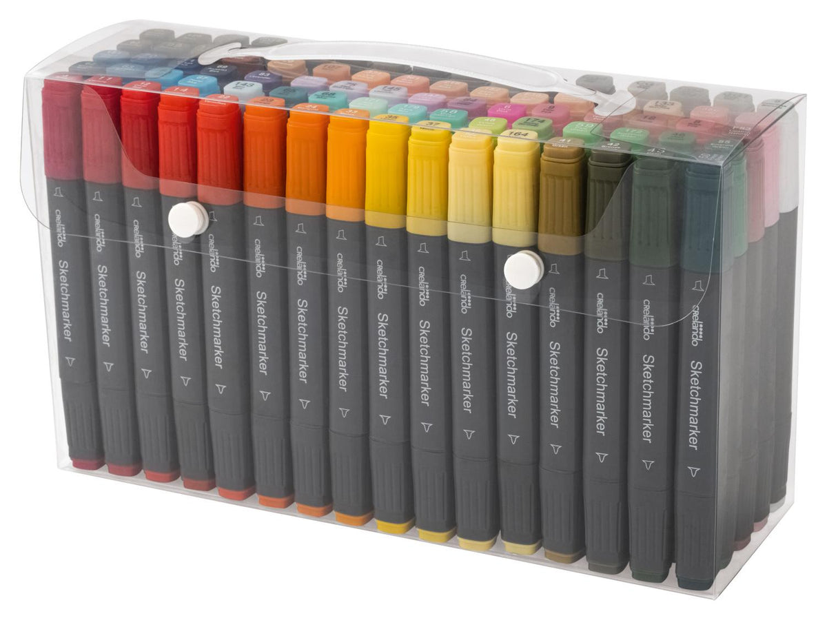 Set XXL de marqueurs à dessin, 80 pièces