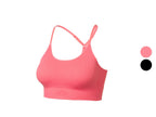 Brassière de sport côtelée femme