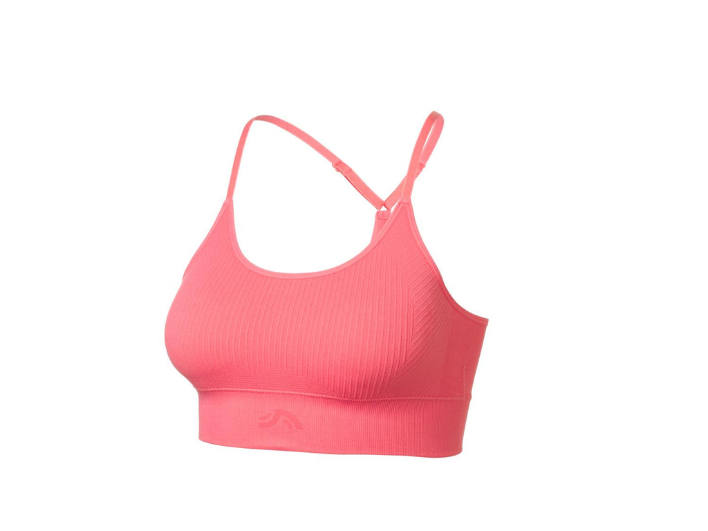 Brassière de sport côtelée femme