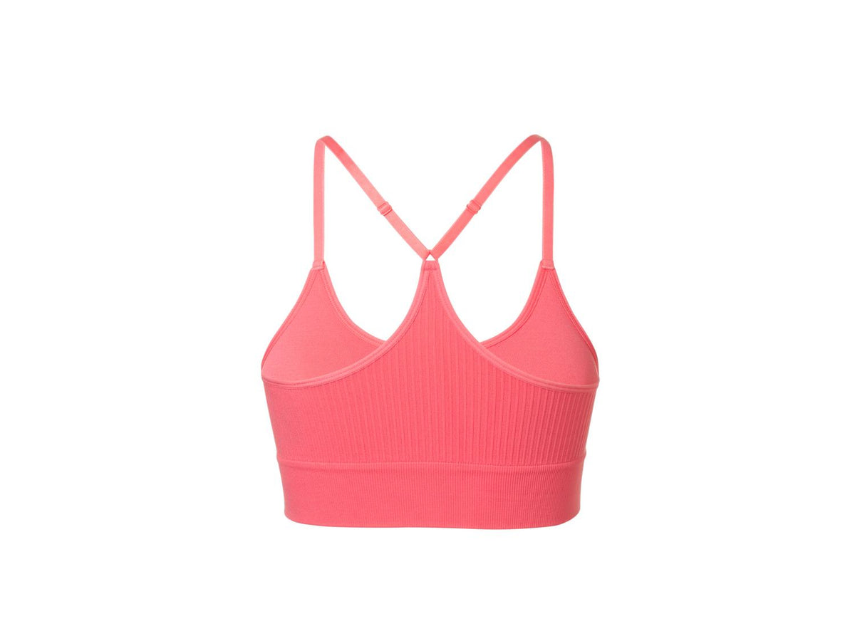 Brassière de sport côtelée femme